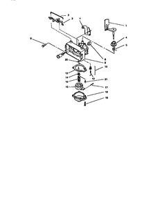 Carburetor Assembly Diagram and Parts List for 10227 7900001 AND UP Lawn Boy Lawn Mower